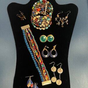 Costume jewelry lot - BOHO/beach theme 12 pc